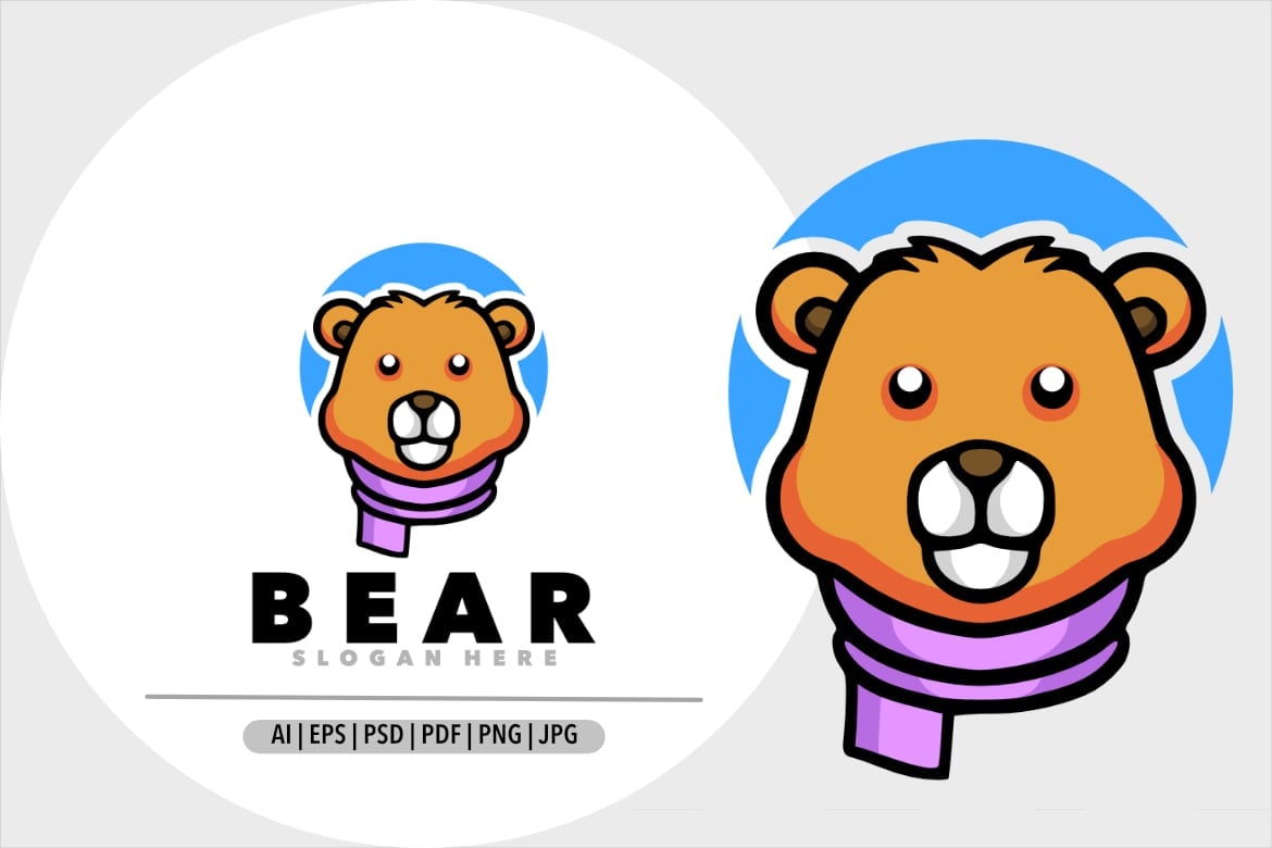 Template #372178 Polar Bear Webdesign Template - Logo template Preview