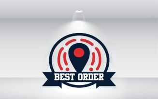 Best Order For Precise Location Delivery Logo Vector File