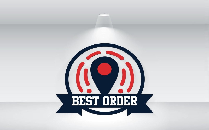 Best Order For Precise Location Delivery Logo Vector File Logo Template