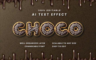 Choco Editable Text Effect