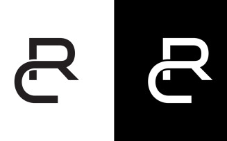 Letter rc, cr abstract company or brand Logo Design