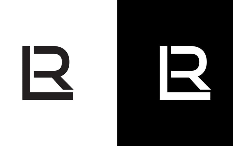 Letter rl, lr abstract company or brand Logo Design Logo Template