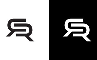 Letter rr, r abstract company or brand Logo Design