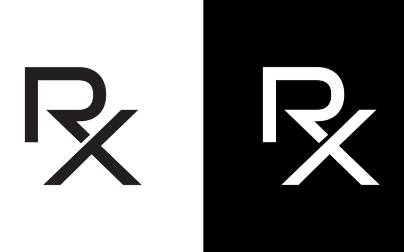Letter rx, xr abstract company or brand Logo Design Logo Template