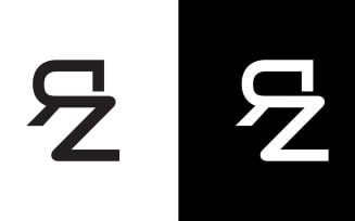 Letter rz, zr abstract company or brand Logo Design