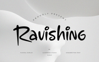 Ravishing - Romantic Display Font