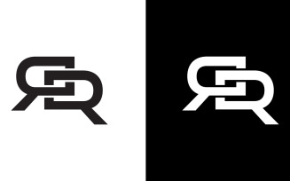 Rr, r Letter abstract company or brand Logo Design