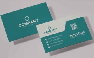 Clean and simple horizontal business card