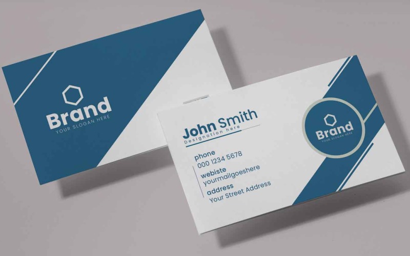 Corporate modern business card Corporate Identity