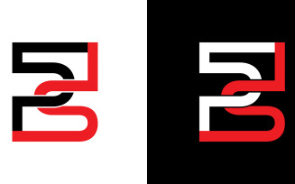 Letter ps, sp abstract company or brand Logo Design