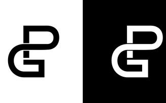 Pg, gp Letter logo design for company or brand Logo Design