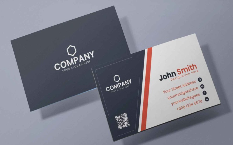 Professional corporate business card Corporate Identity