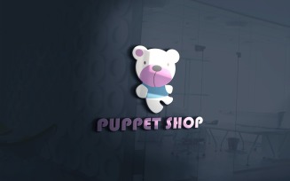 Puppet Shop Logo Kids Vector File