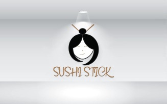 Sushi Stick Logo Vector File