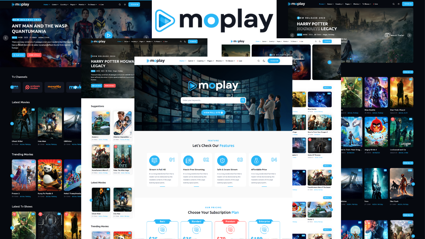 Moplay - Movies, TV Shows And Video Streaming HTML5 Template