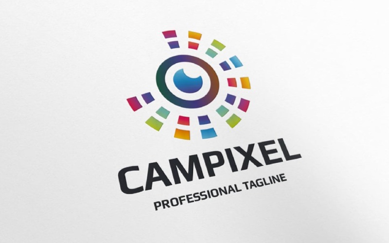 Camera Pixel Pro Photographer Logo Logo Template
