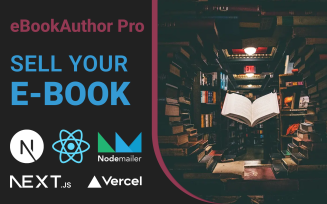 eBook Author Pro: Sell Your eBooks with the Author and Writer Next.js Website Template