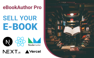 eBookAuthor Pro: Sell Your eBooks with the Author and Writer Next.js Website Template