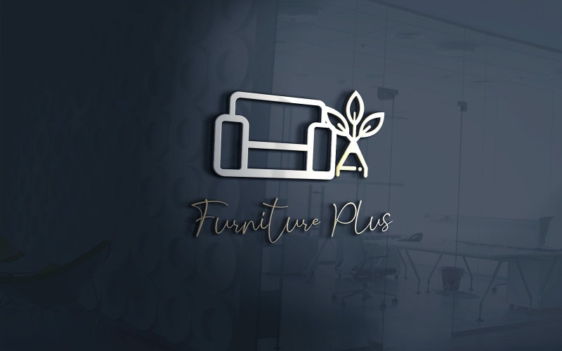 Furniture Plus Logo Vector File Logo Template