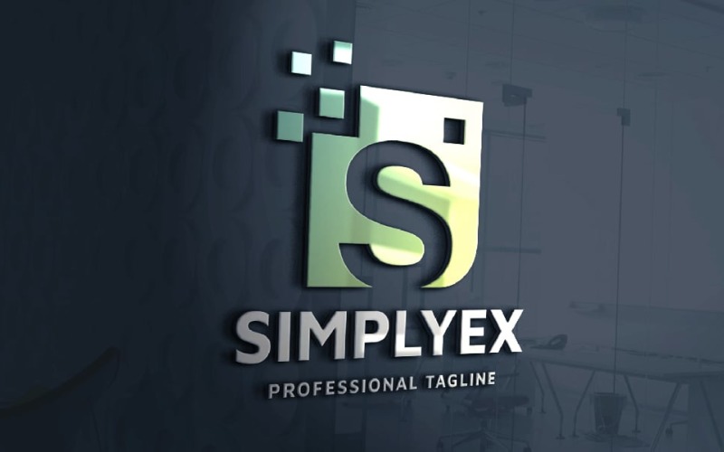 Simplyex Letter S Pro Box Logo Logo Template