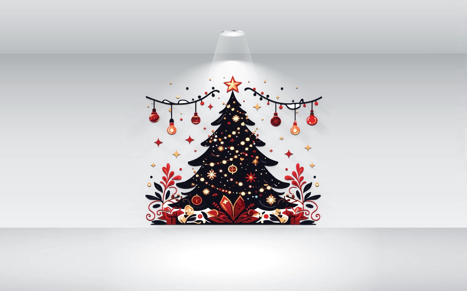 Template #372713 Tree Lights Webdesign Template - Logo template Preview