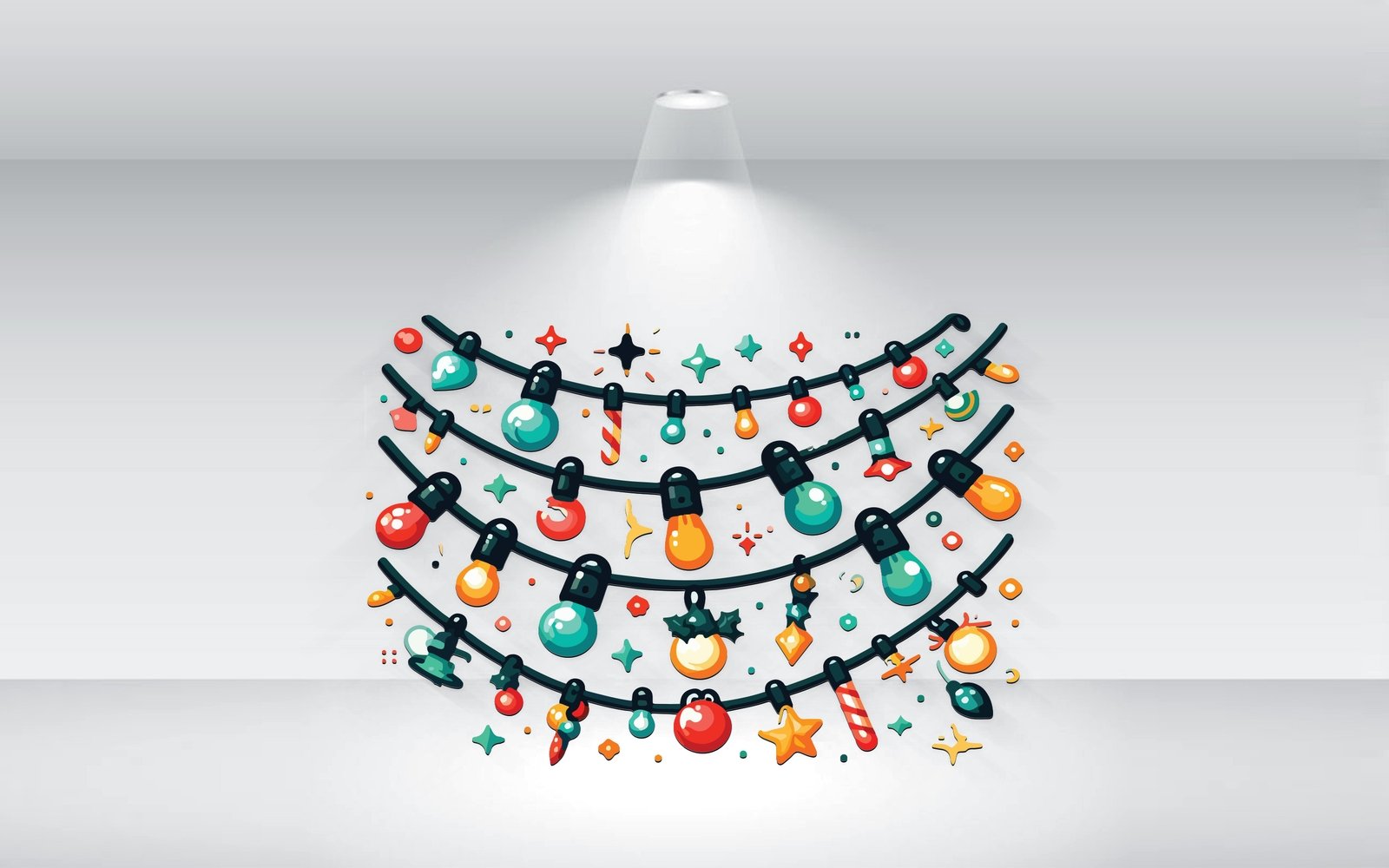 Kit Graphique #372714 Christmas Lights Divers Modles Web - Logo template Preview