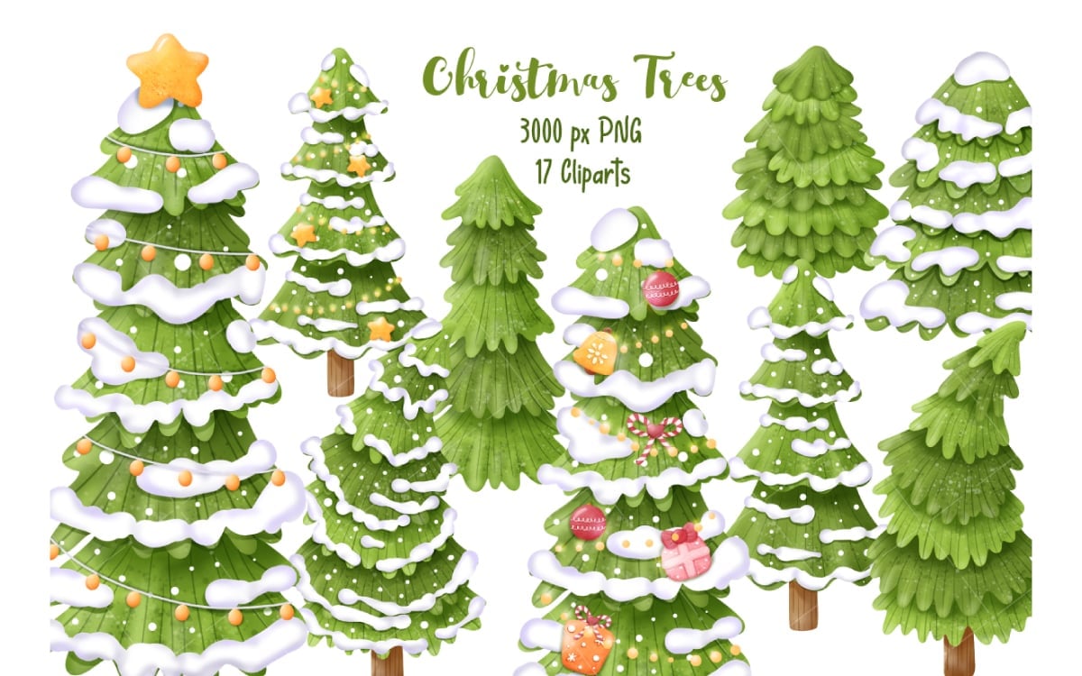 Kit Graphique #372724 Christmas Arbres Divers Modles Web - Logo template Preview
