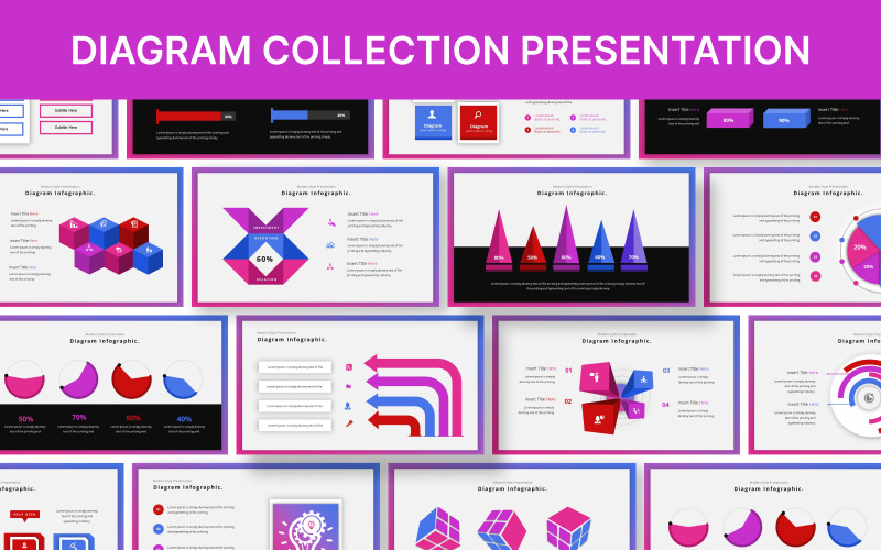 Diagram Collection Powerpoint Infographic Template PowerPoint Template