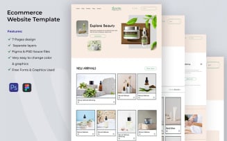 Free Ecommerce Website Template