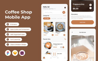MyCaffe - Coffe Shop Mobile App