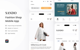 Sando - Fashion Shop Mobile Apps