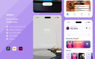 Siren - Music Player Mobile Apps