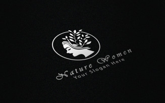 Women Nature Branding Logo