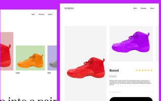 History of shoes ecommerce website