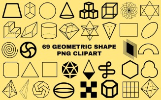 69 Geometric Shape PNG Clipart