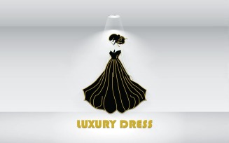 Luxury Dress Logo Vector File