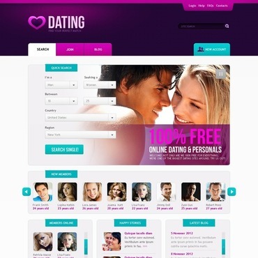 Gratis flash dating website skabeloner