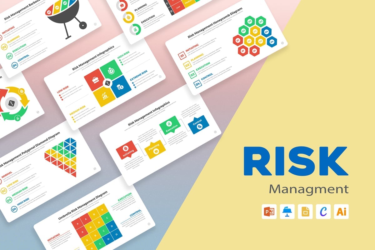 Kit Graphique #373018 Risk Management Divers Modles Web - Logo template Preview