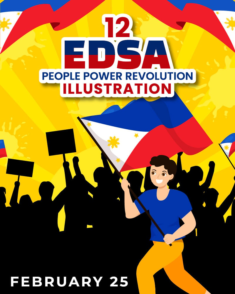 Template #373073 Edsa Revolution Webdesign Template - Logo template Preview