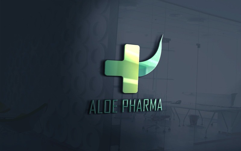 Aloe Vera Pharmacy Logo Vector File Logo Template