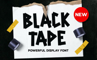 Blacktape Cool Font Style