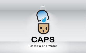 Capsule Potato And Water Logo Vector File