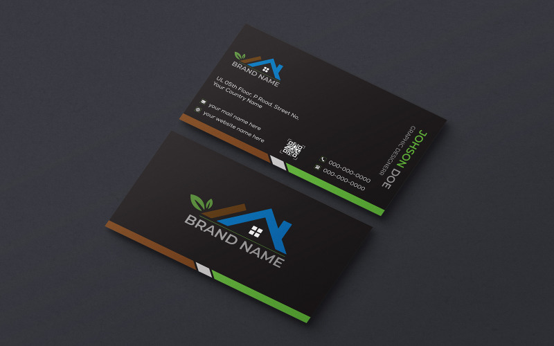 Creative business card template design with a modern and corporate look Corporate Identity