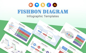 Fishbone Infographics Keynote Template
