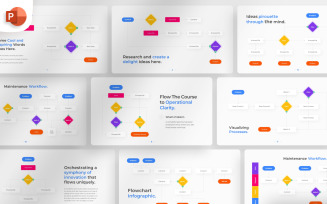 Flowchart PowerPoint Infographic Template