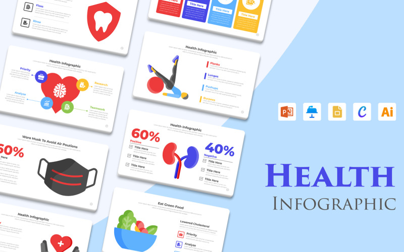 Health Infographic Templates Layout Infographic Element