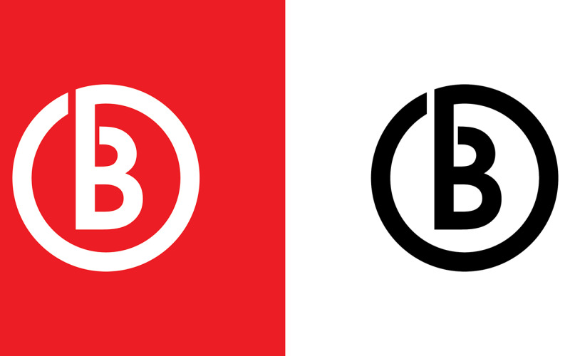 Letter ob, bo abstract company or brand Logo Design Logo Template