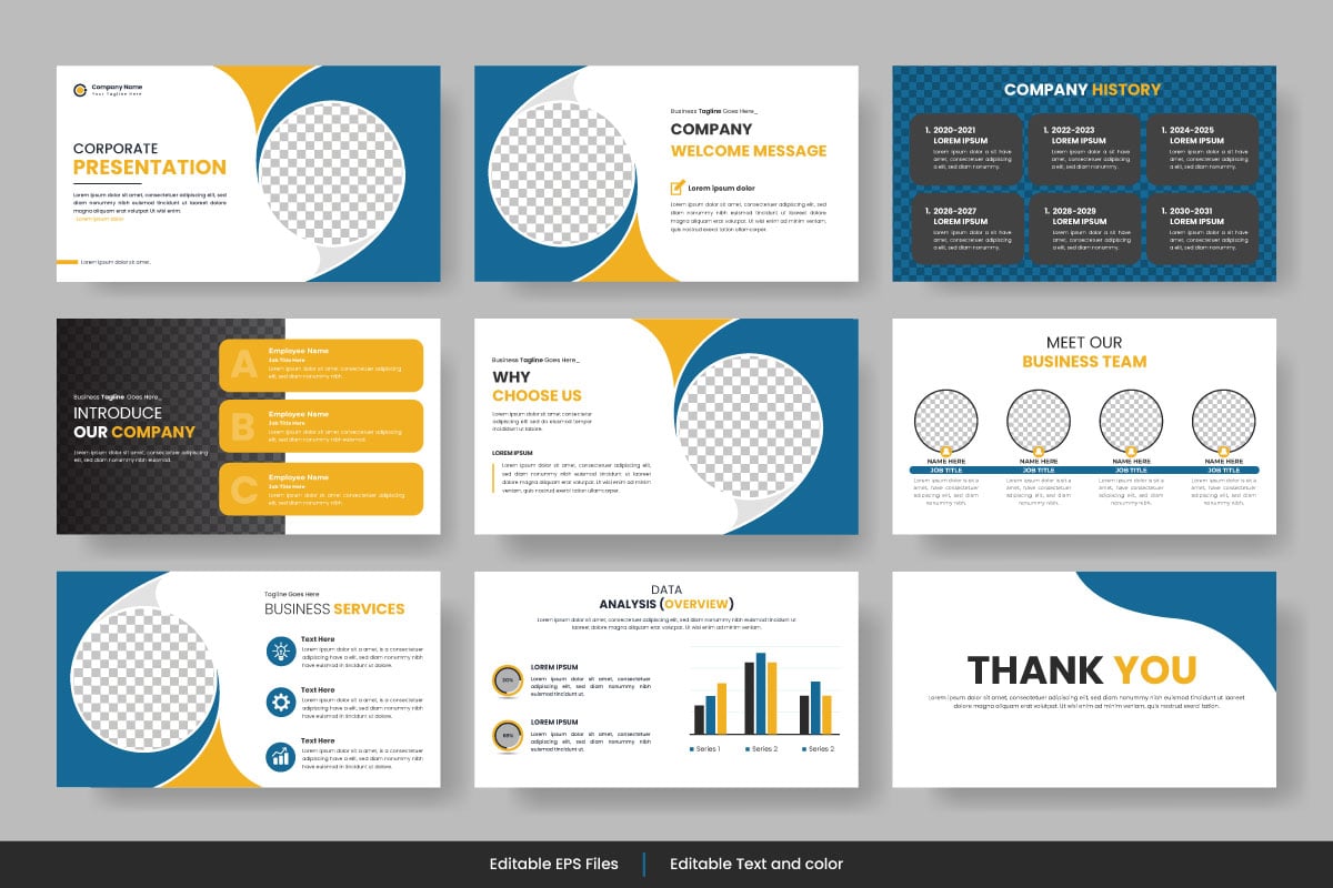 Kit Graphique #373142 Company Presentation Divers Modles Web - Logo template Preview