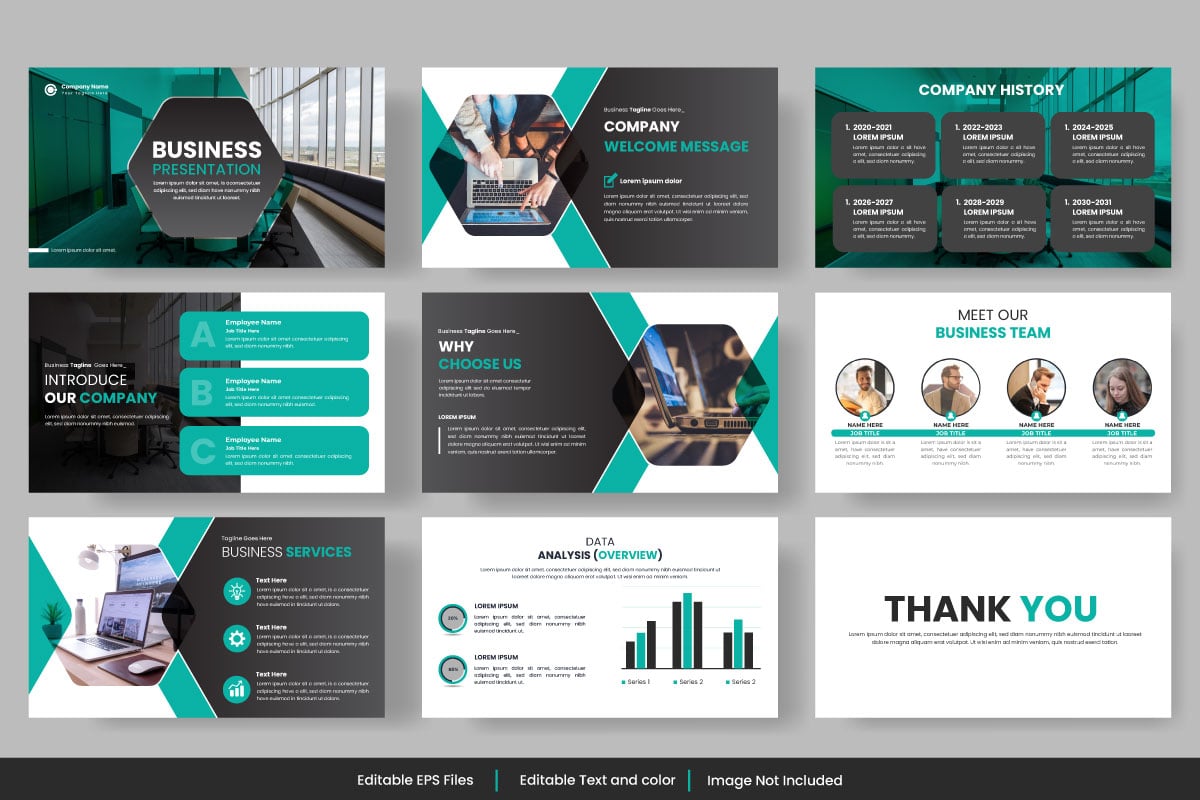 Kit Graphique #373145 Company Presentation Divers Modles Web - Logo template Preview