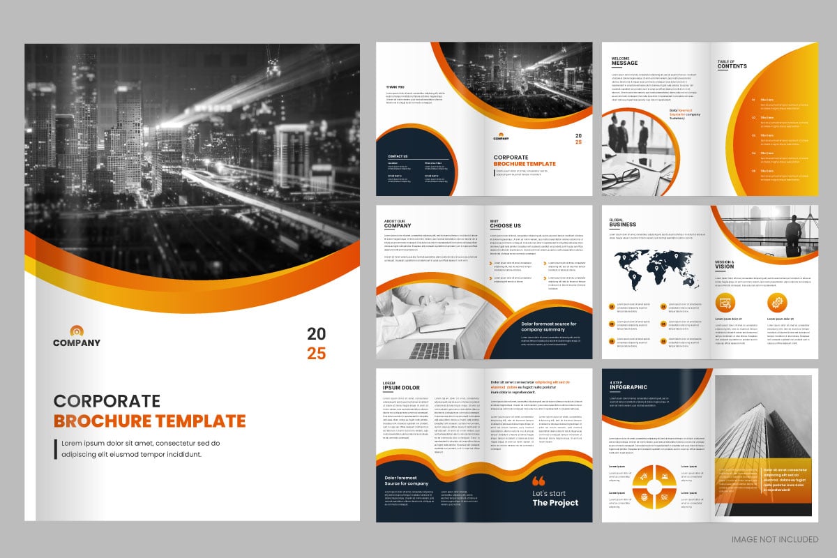 Kit Graphique #373161 Brochure Brochure Web Design - Logo template Preview